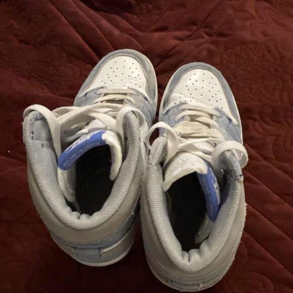 Size 5.5 VY Air Jordan‎ 555088-402  1 Retro OG High Hyper Royal Youth Suede Jump - Picture 15 of 16